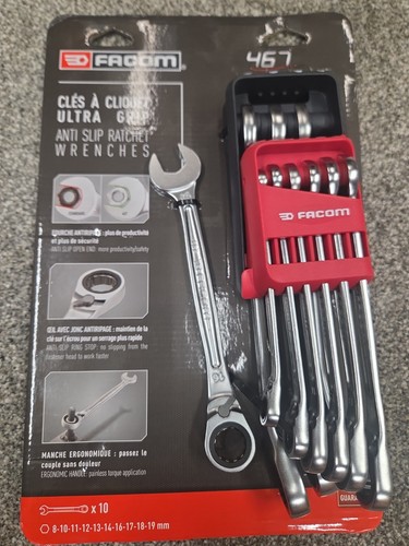 Facom 10pc anti slip - facom, ratchet