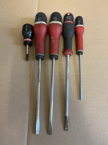 Vintage facom screwdrivers - x, 5