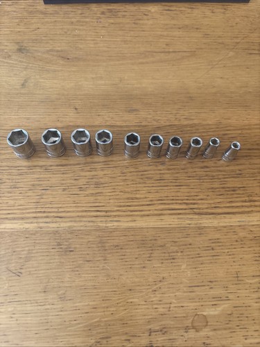 Facom shallow sockets - shallow, 1/4”